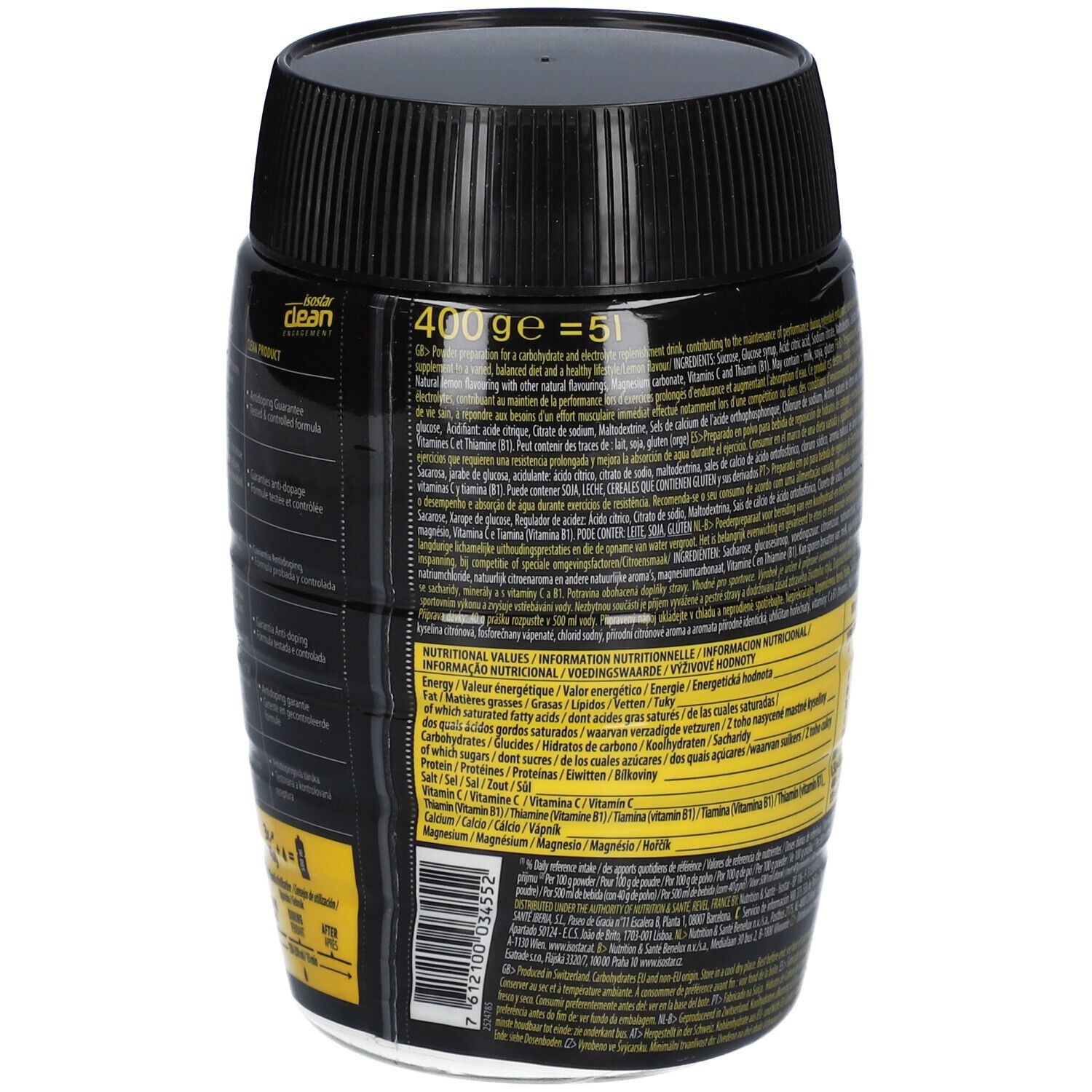 Isostar Hydrate & Perform Poudre Citron