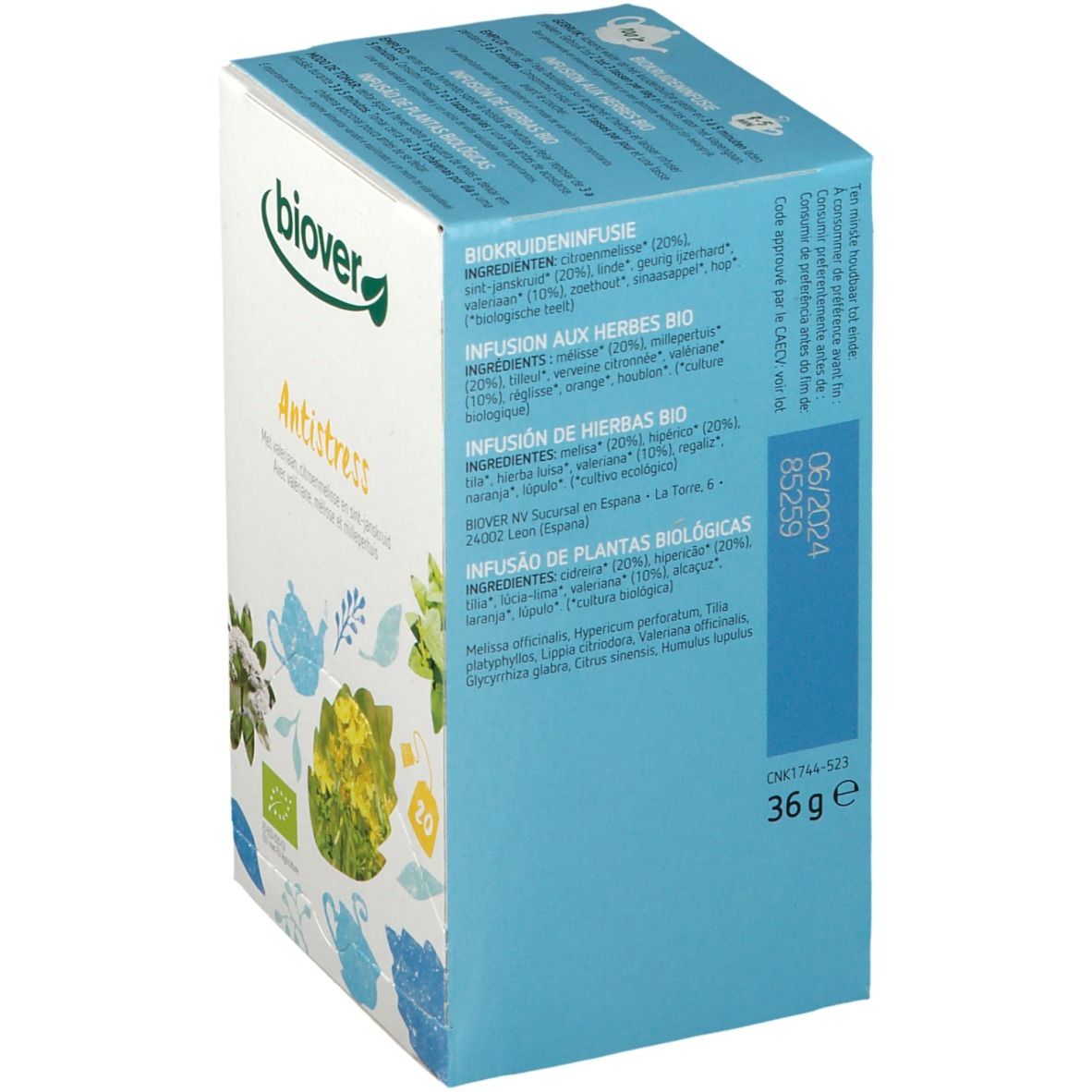 Biover Antistress infusion bio