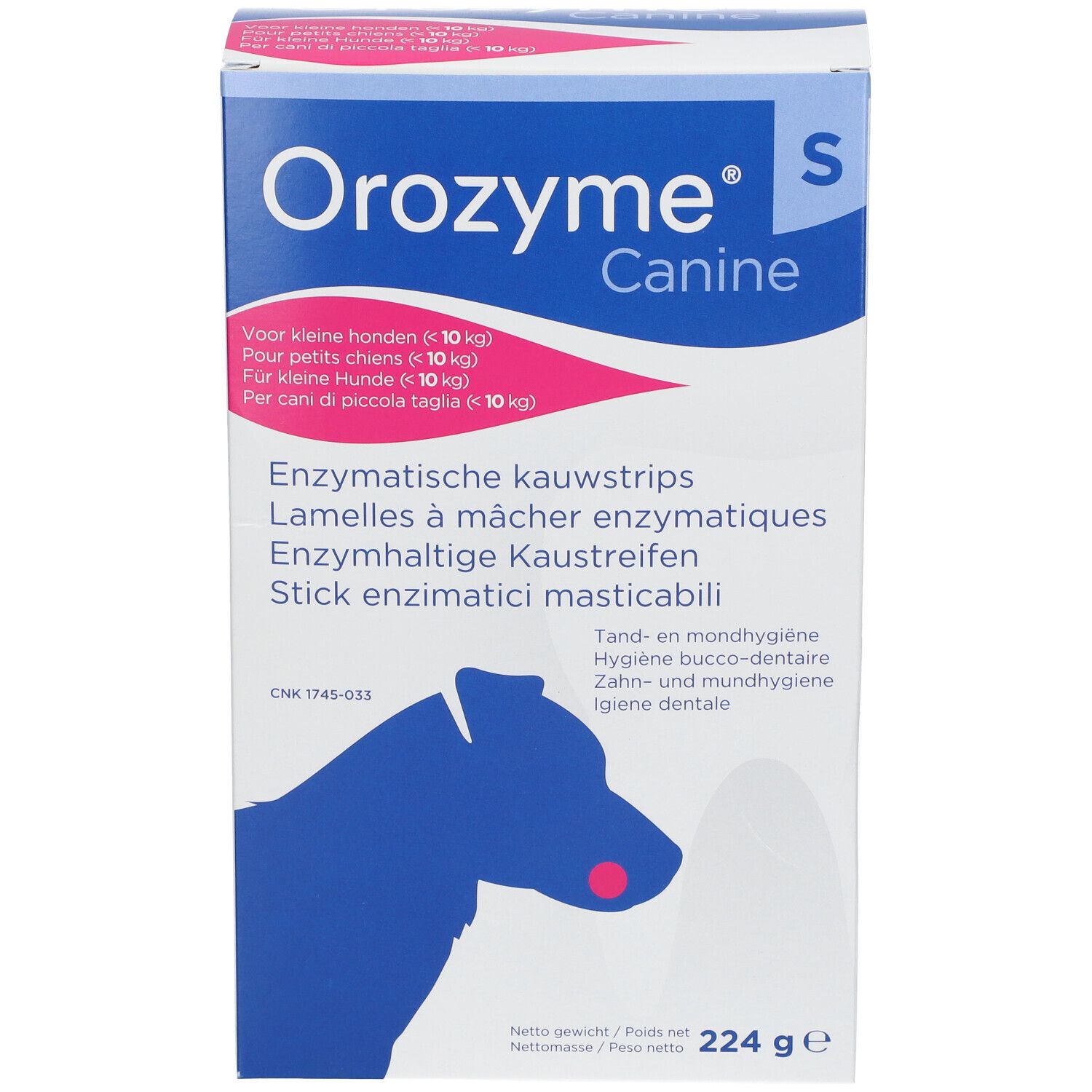 Orozyme Canine S Kauwstrip Enzymen Hond <10kg