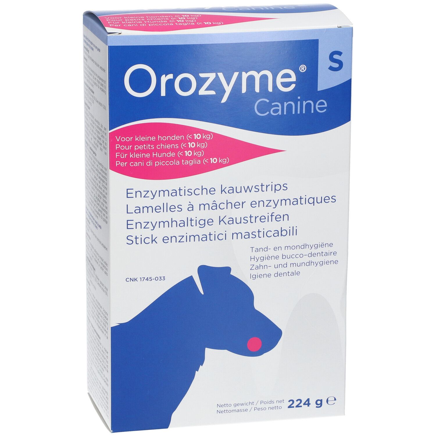 Orozyme Canine S Kauwstrip Enzymen Hond <10kg