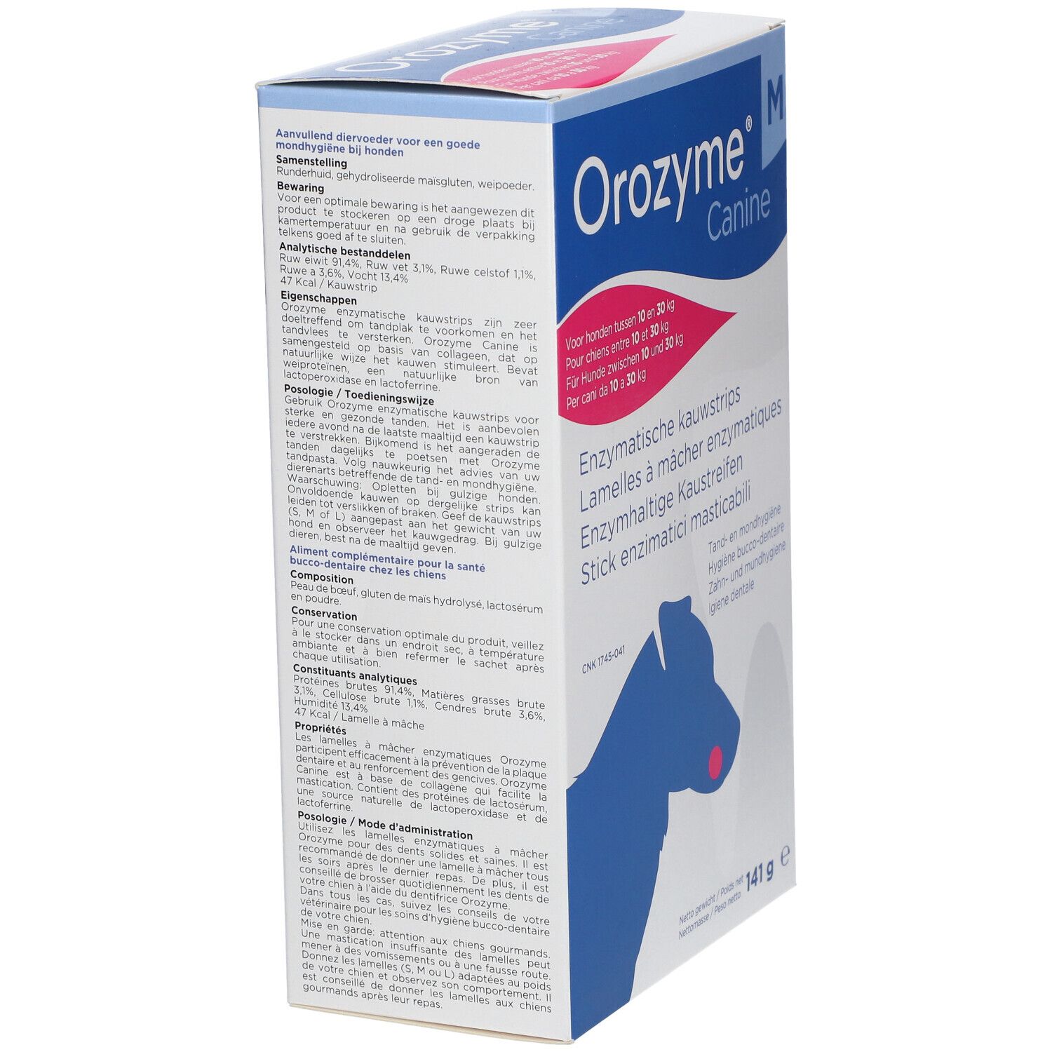 Orozyme Canine M Lamelle Enzymes Chien 10-30kg