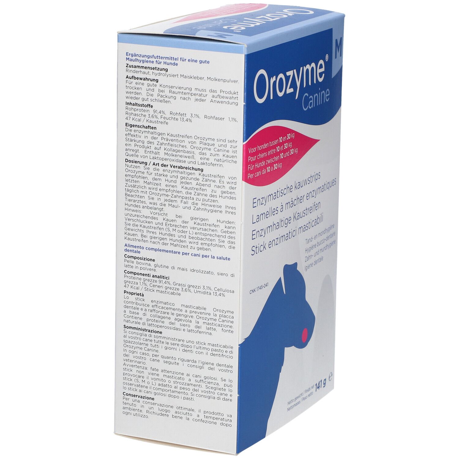 Orozyme Canine M Lamelle Enzymes Chien 10-30kg