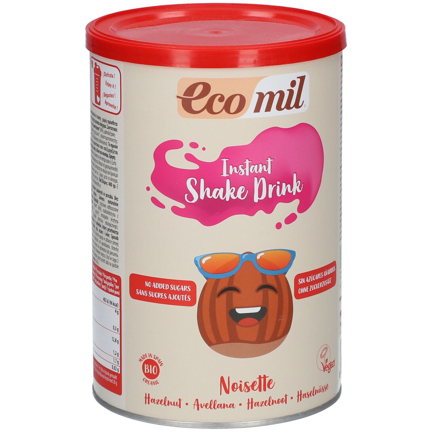 EcoMil Boisson Aux Noisettes Instant Bio