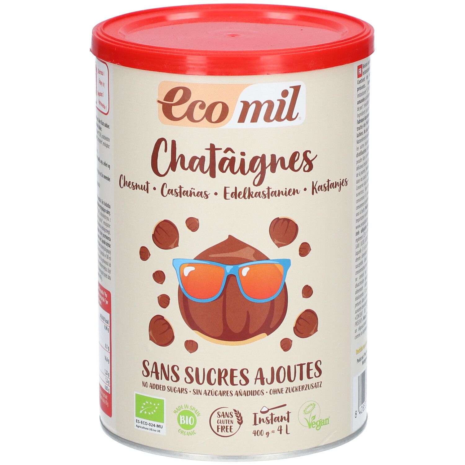 EcoMil Instant Boisson Aux Châtaignes Bio