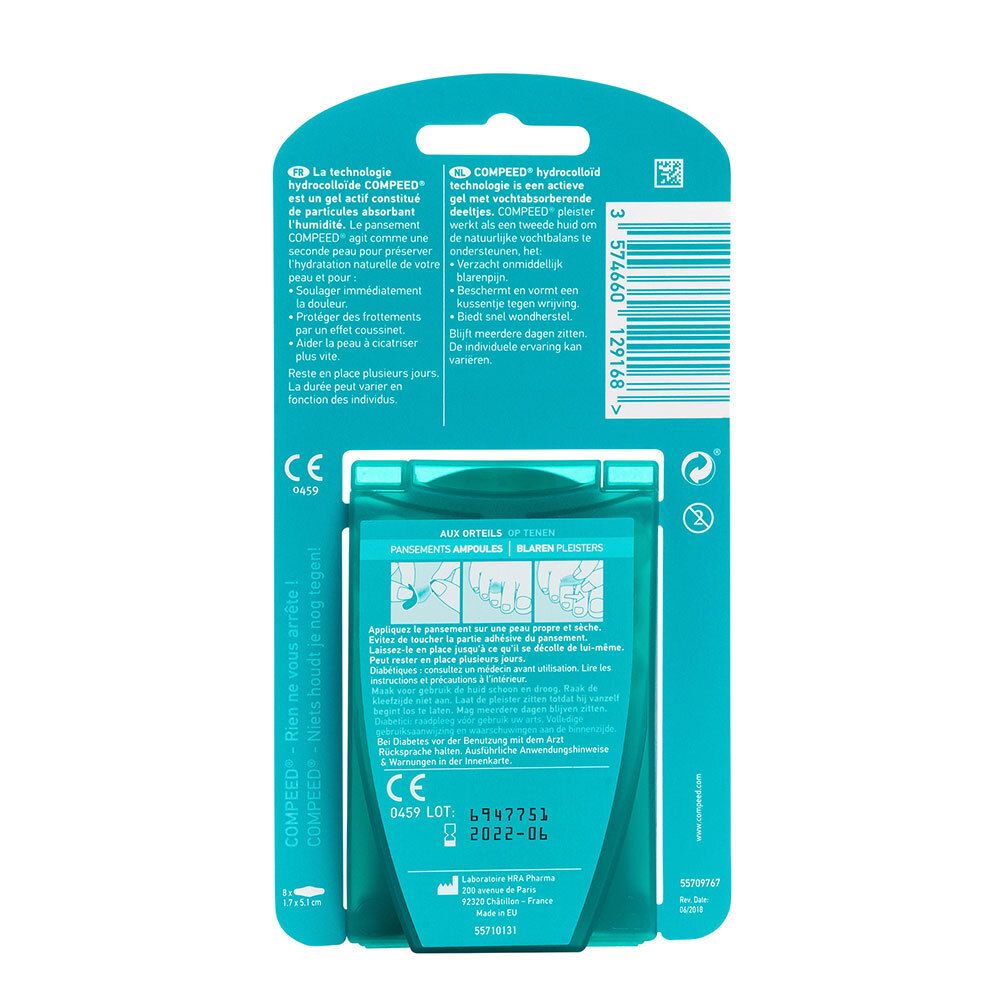 Compeed® Pansements Ampoules aux Orteils