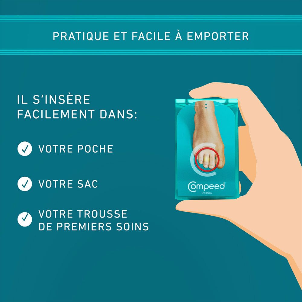 Compeed® Pansements Ampoules aux Orteils