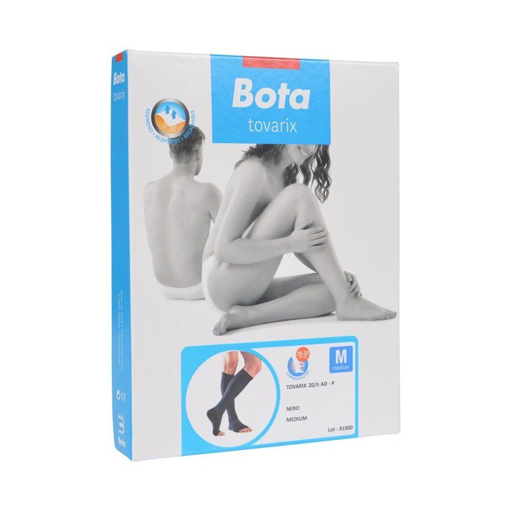 Emballage de Bota Tovarix 20/II AD-P Nero M. Image d'une personne et de bas.