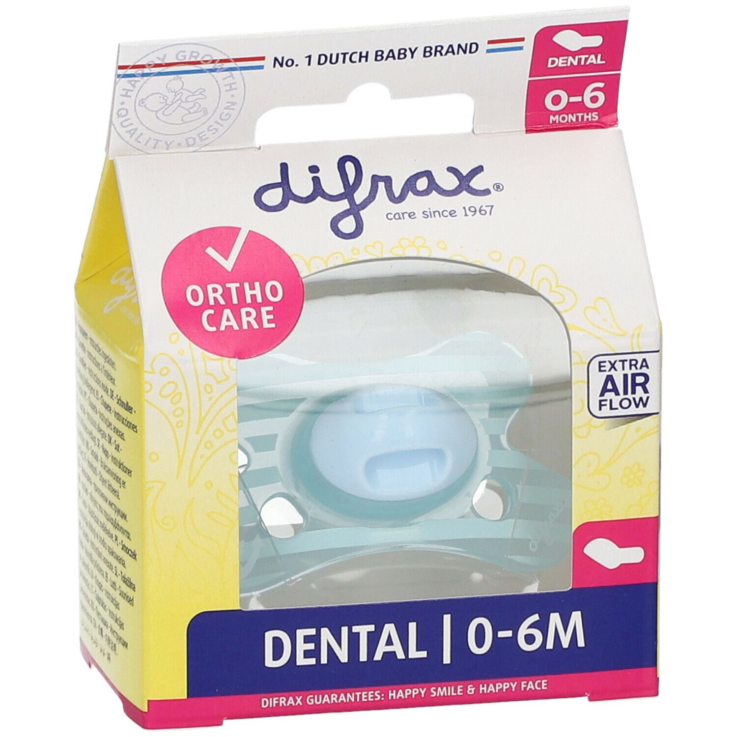 Difrax Fopspeen Dental 0-6 Maanden