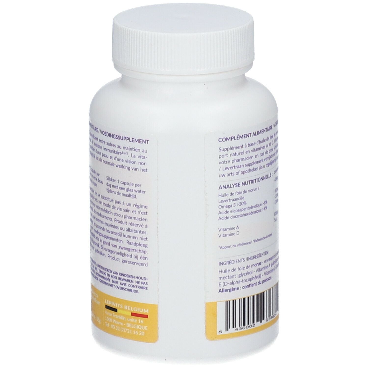 Lepivits Levertraanolie