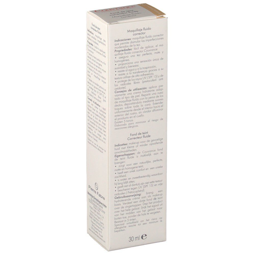 Avène Couvrance Fonds De Teint Correcteurs Fluides Porcelaine SPF15