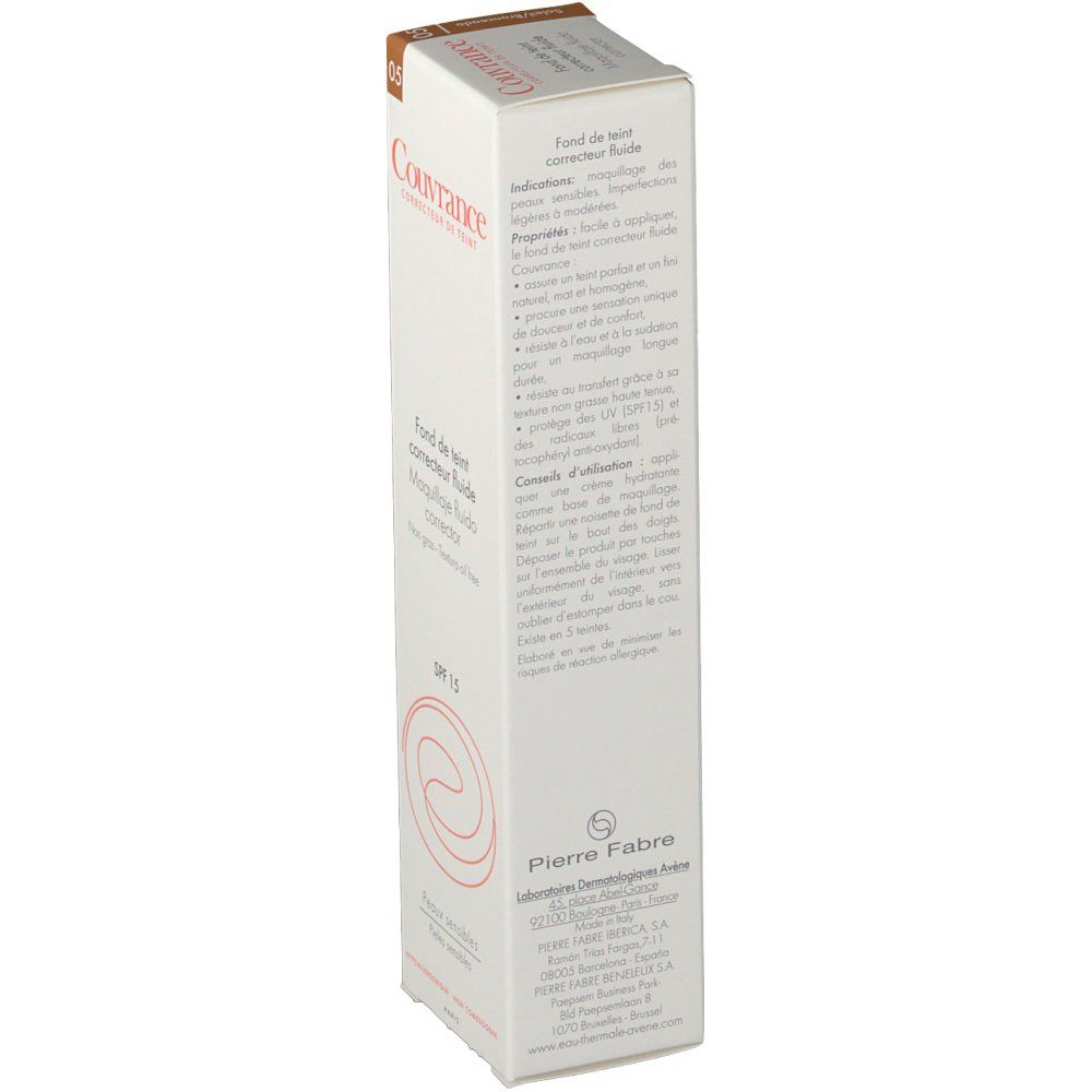 Avène Couvrance Vloeibare Foundation Soleil SPF15