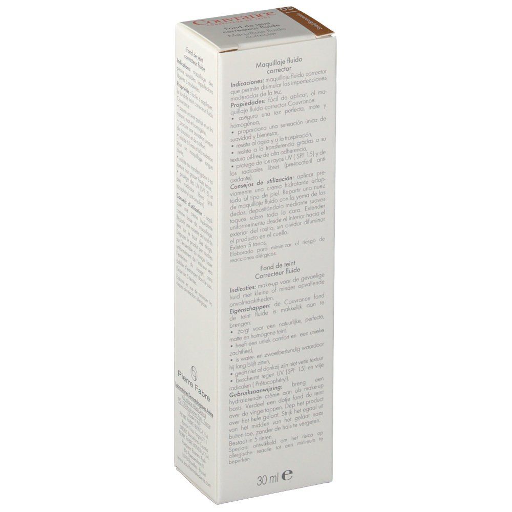 Avène Couvrance Vloeibare Foundation Soleil SPF15
