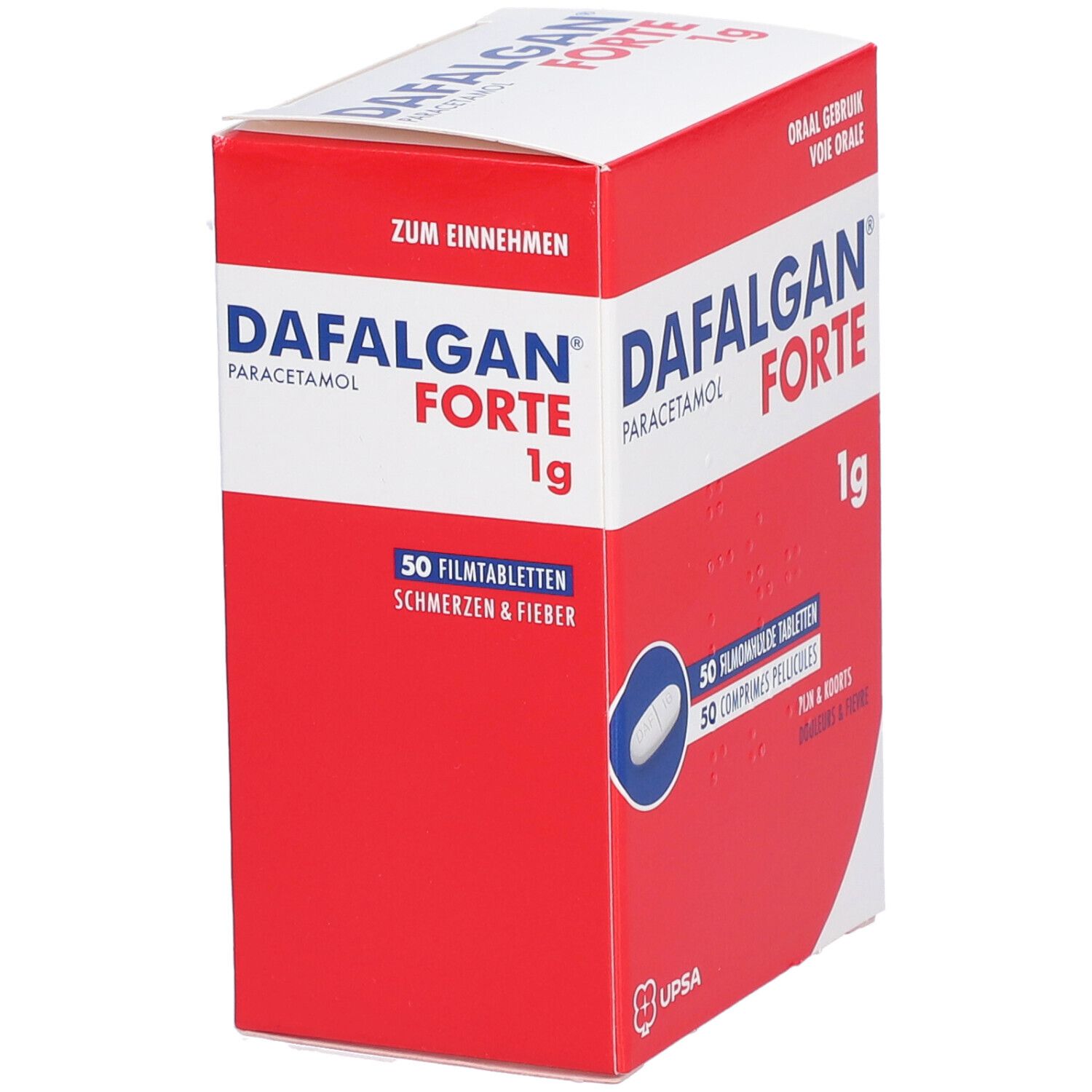 Dafalgan® Forte 1g Paracetamol | Pijn & Koorts