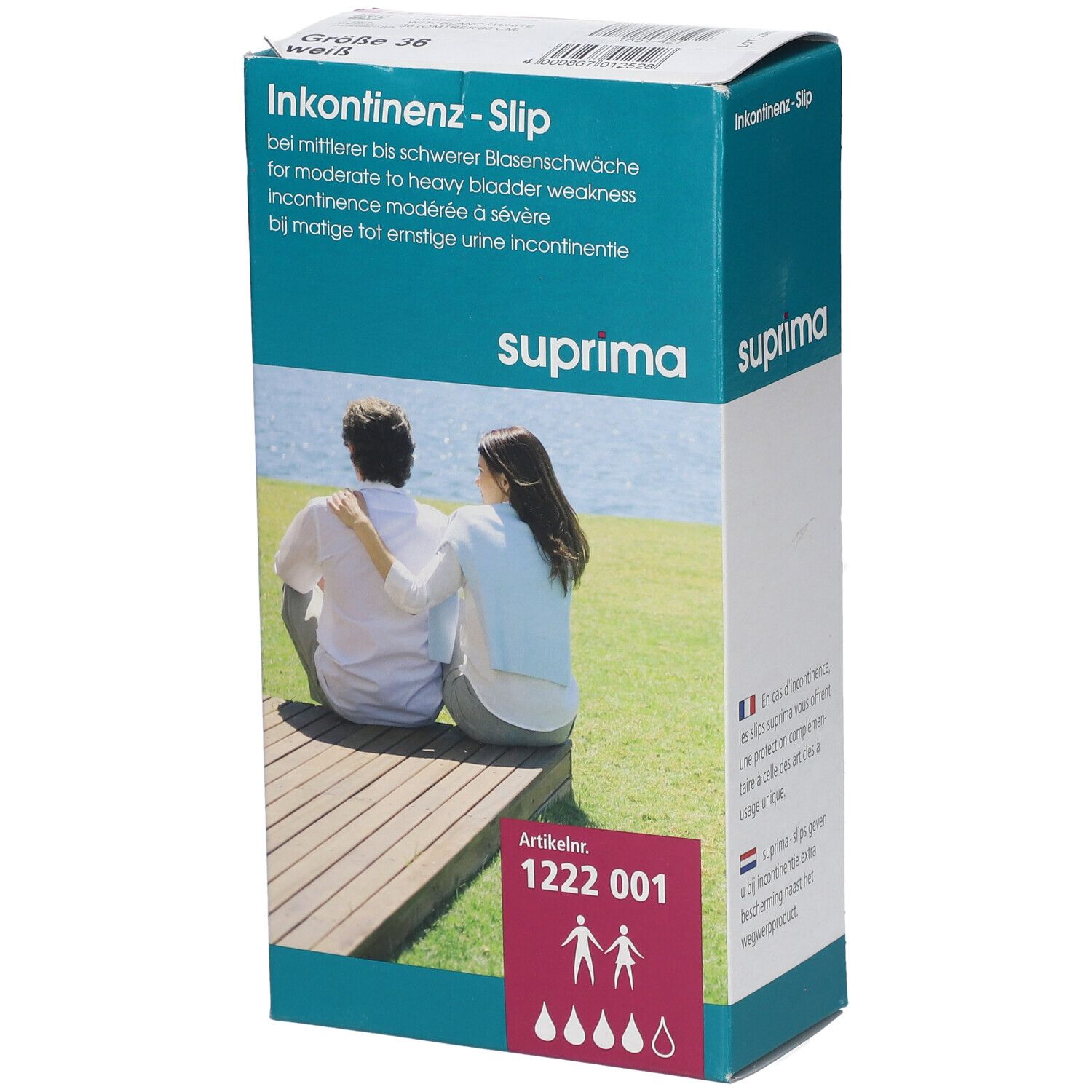 Bota Suprima 1222 Slip PVC + Drukknopen + Fixatiezakje Unisex Wit Maat 36