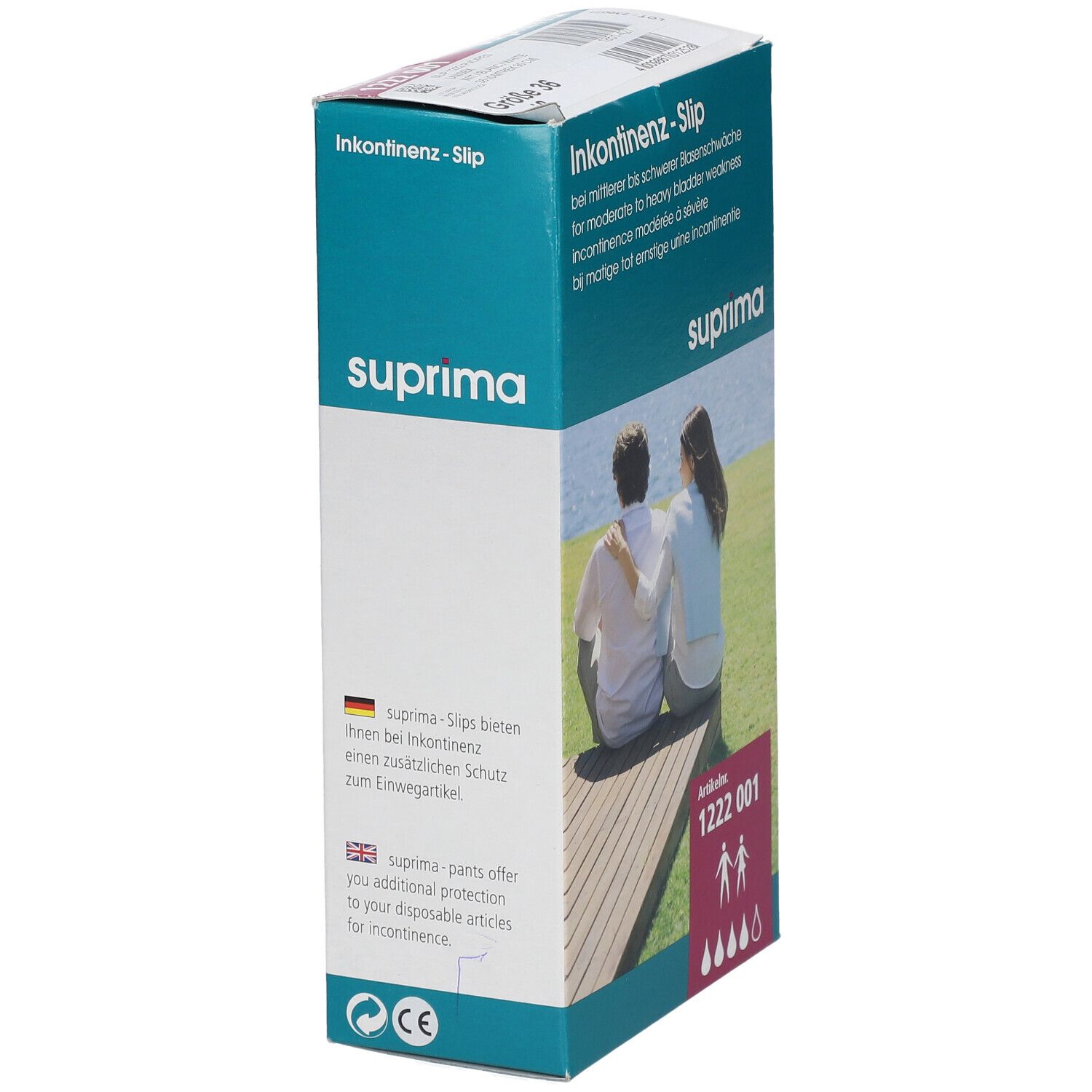 Bota Suprima 1222 Slip PVC + Drukknopen + Fixatiezakje Unisex Wit Maat 36