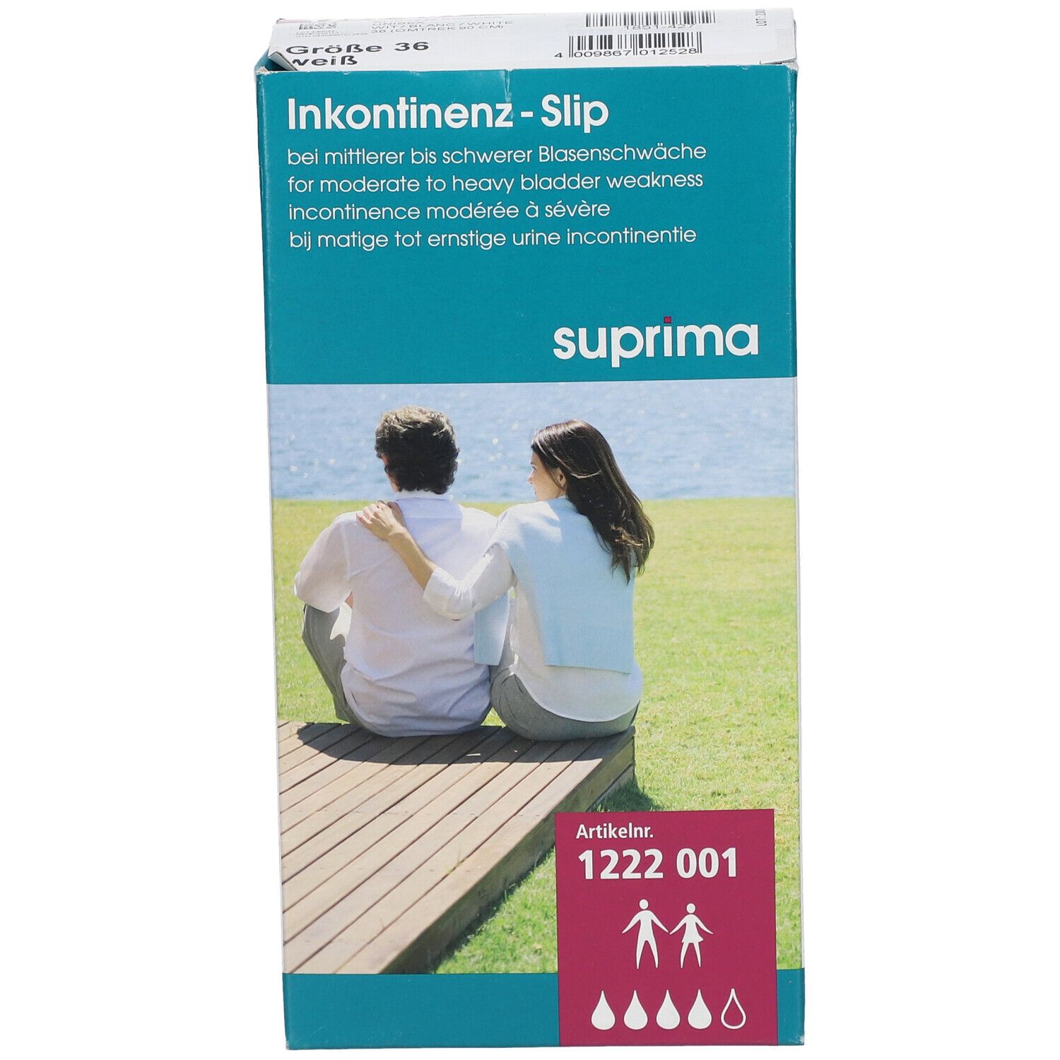 Bota Suprima 1222 Slip PVC + Drukknopen + Fixatiezakje Unisex Wit Maat 36