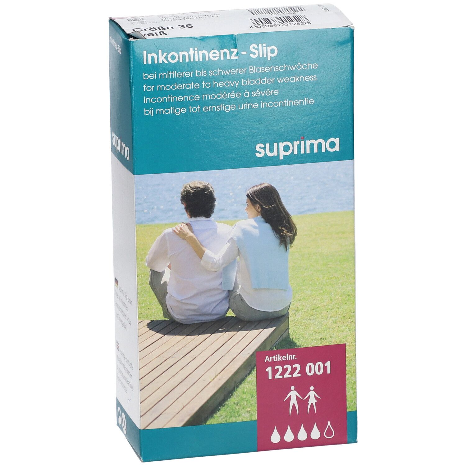 Bota Suprima 1222 Slip PVC + Drukknopen + Fixatiezakje Unisex Wit Maat 36