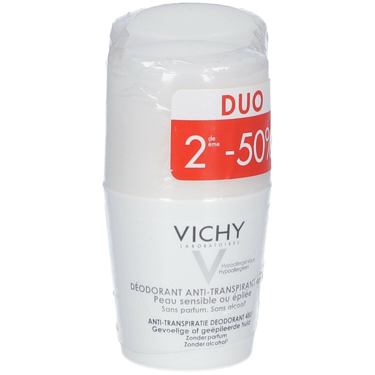 Vichy Deodorant Gevoelige of Geëpileerde Huid 48h Duo