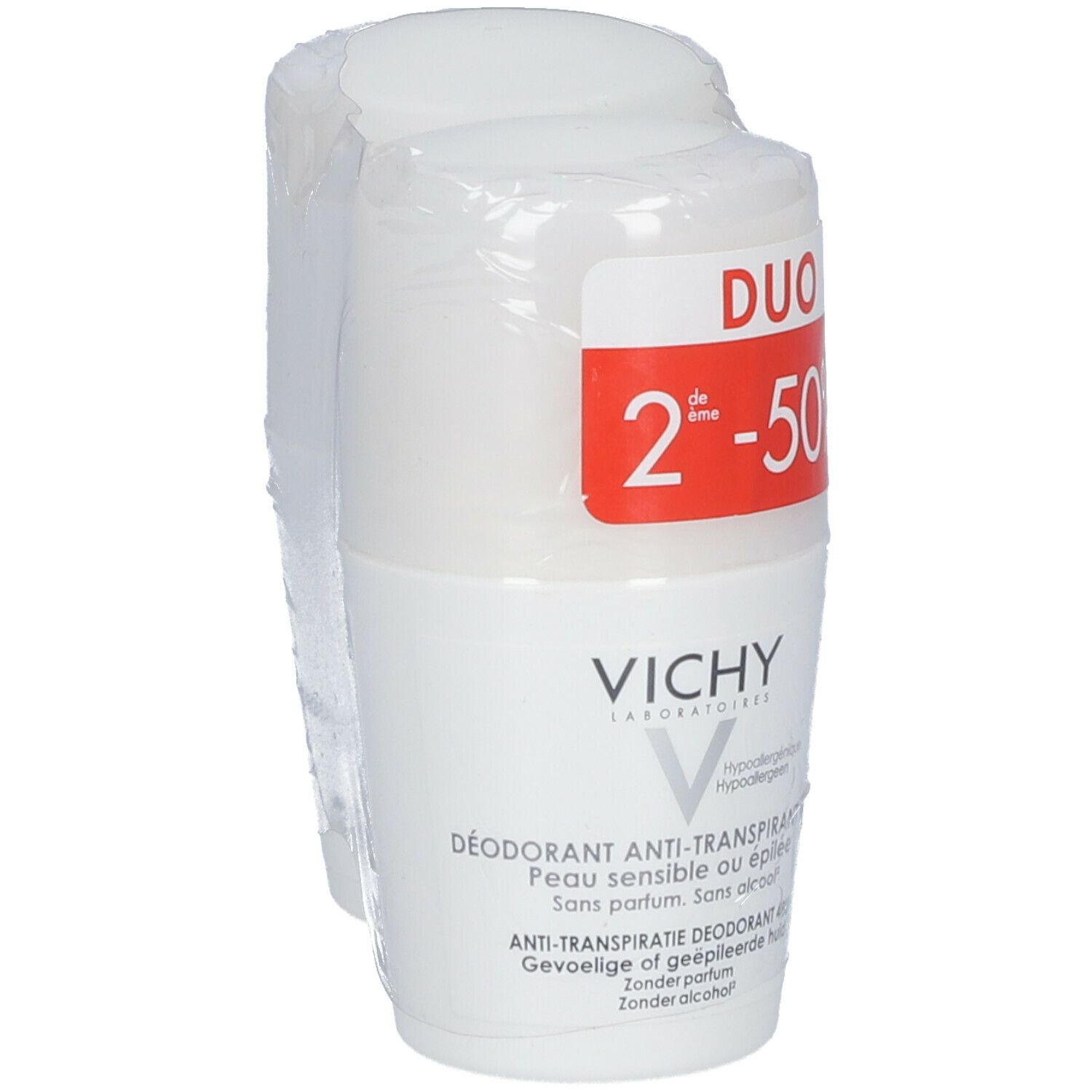Vichy Deodorant Gevoelige of Geëpileerde Huid 48h Duo