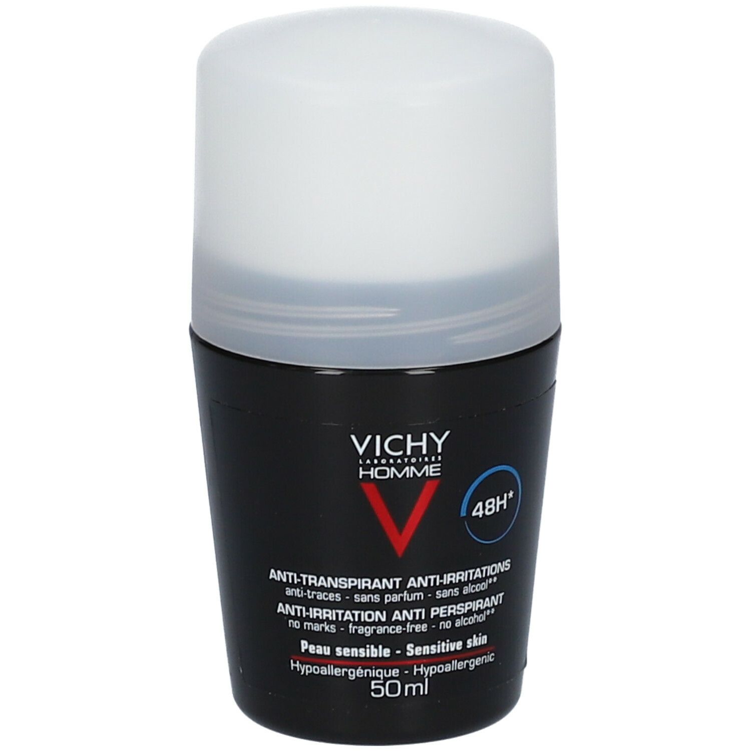 Vichy Homme Deodorant Anti-Transpiratie Gevoelige Huid 48h