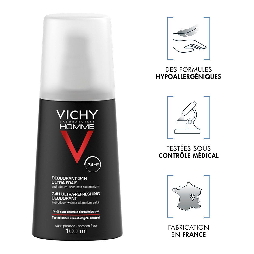 Vichy Homme Deodorant Anti-Transpiratie 24h