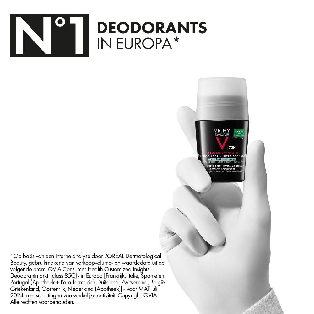Vichy Homme Deodorant Anti-Transpiratie 72h