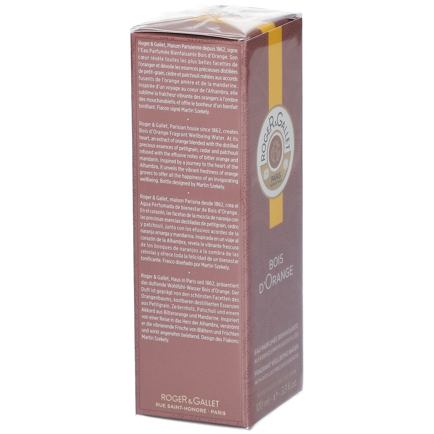 Roger & Gallet Bois d'Orange Fris Geparfumeerd Water