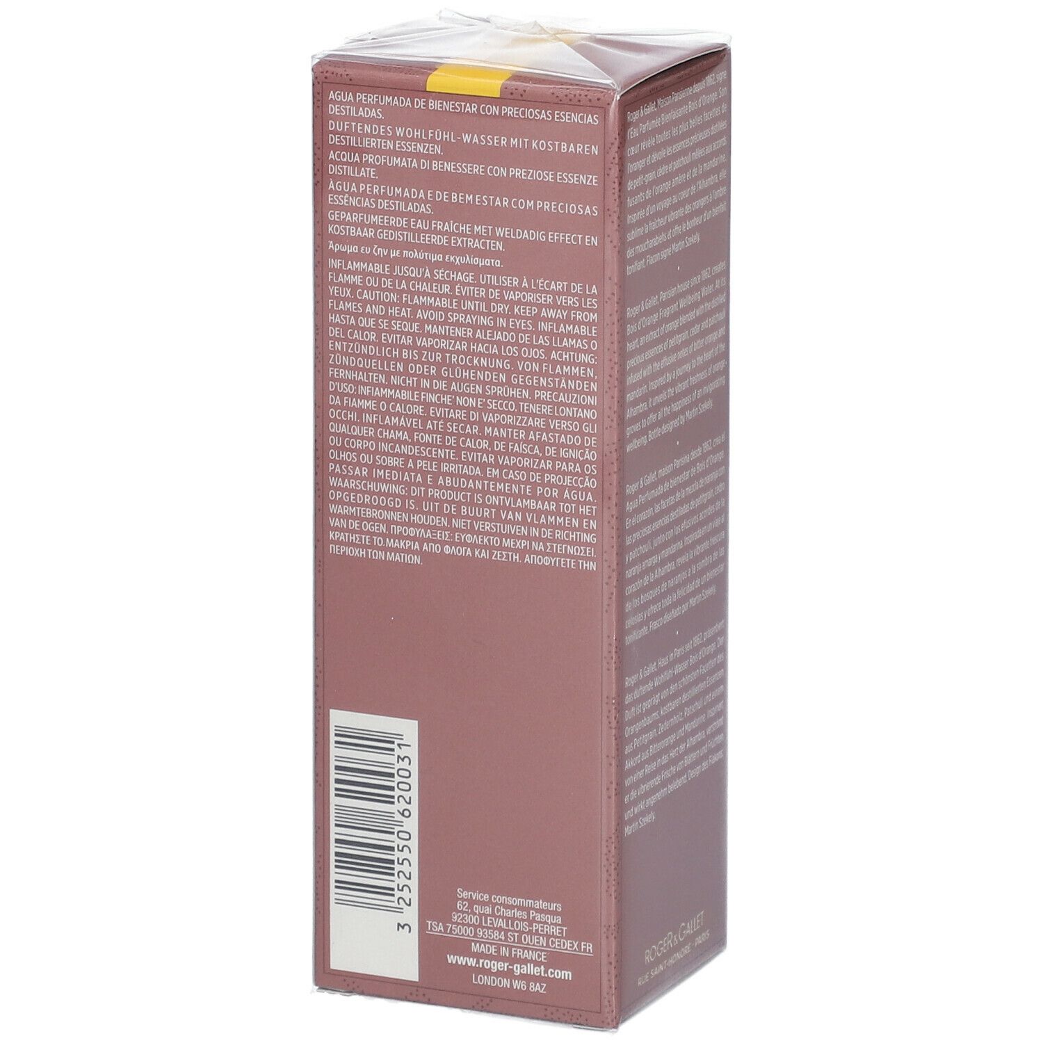Roger & Gallet Bois d'Orange Fris Geparfumeerd Water