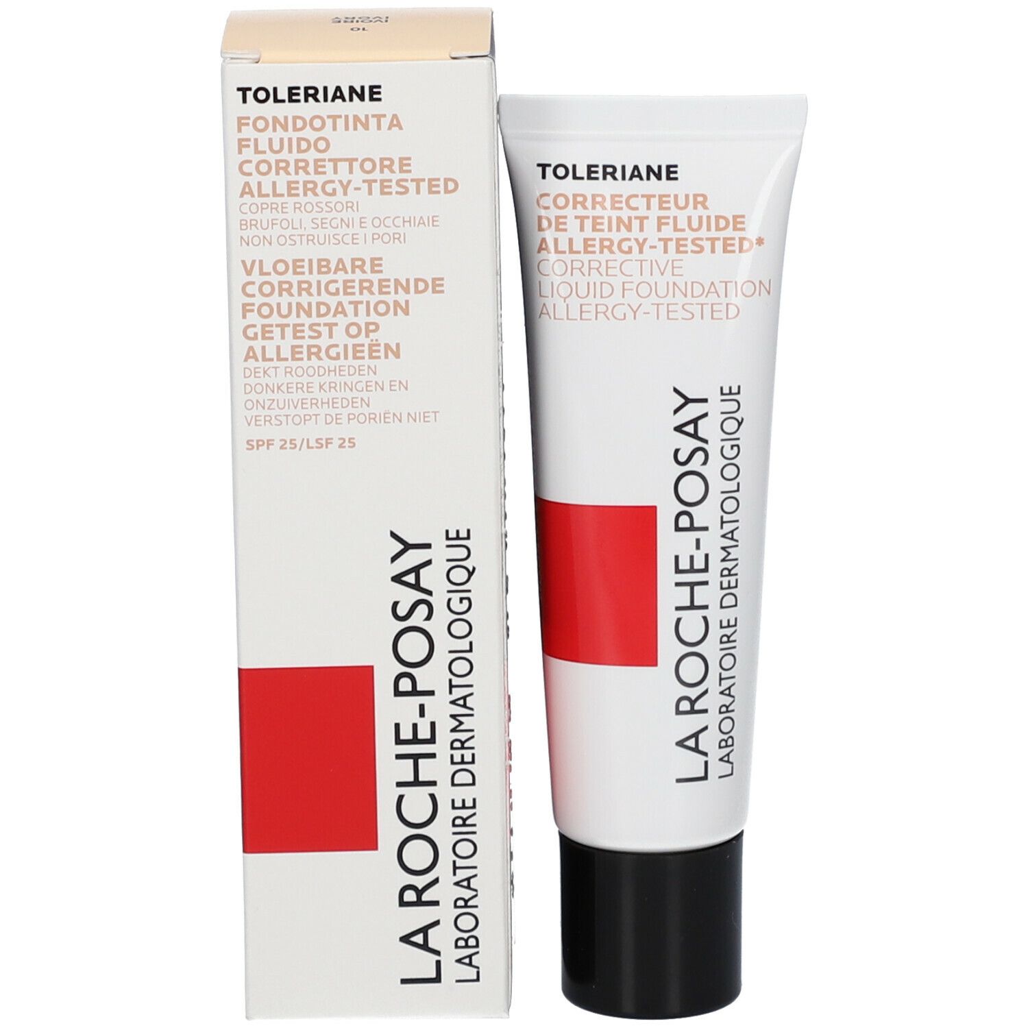 La Roche-Posay Toleriane Vloeibare Corrigerende Foundation 10 Ivoor