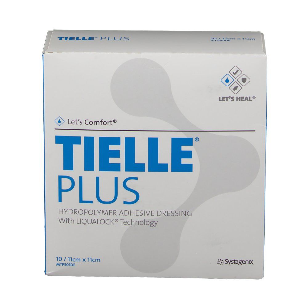 Tielle Plus Pansement Stérile Hydrocel.11X11Cm