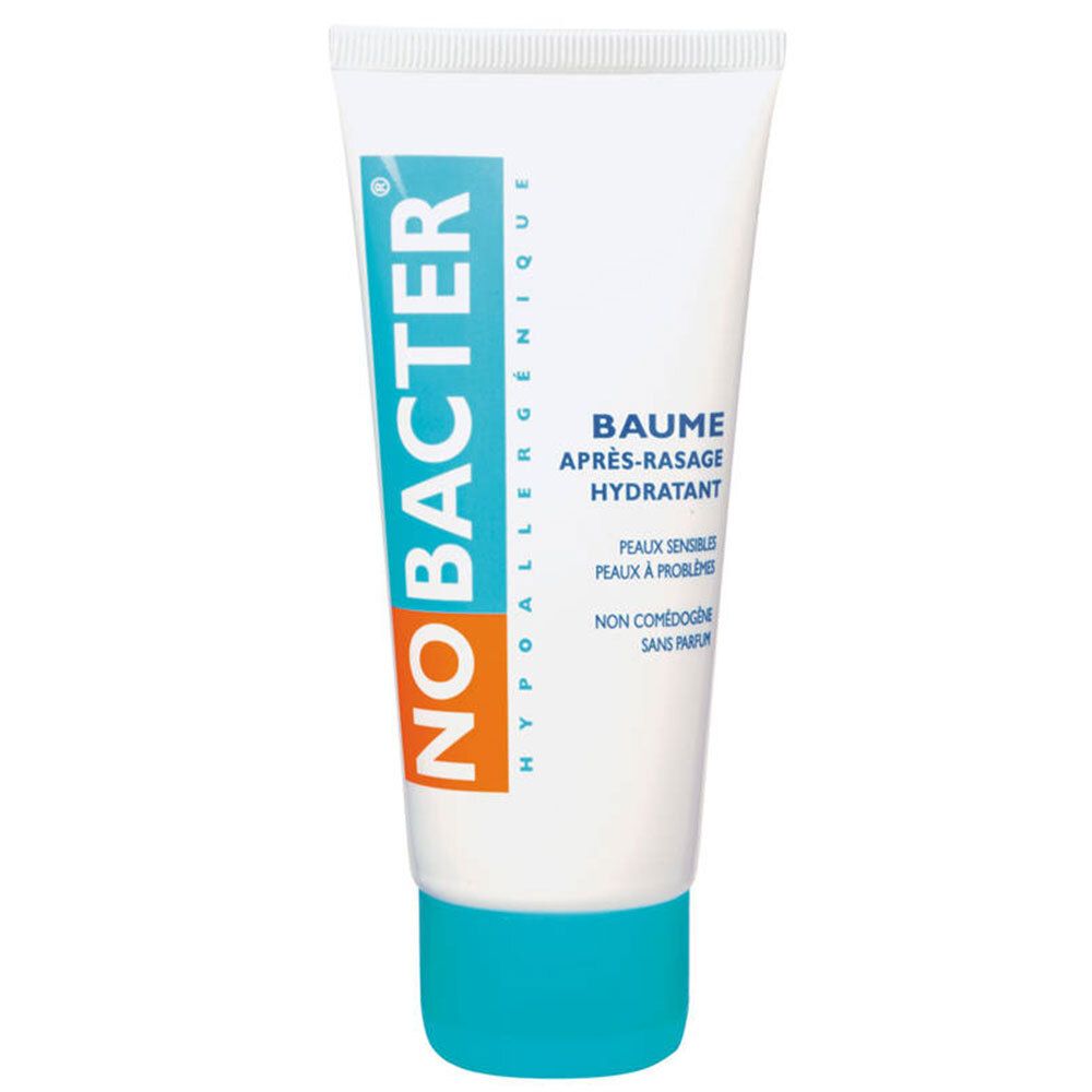 NoBacter Baume Après-Rasage Hydratant Apaisant Peaux Sensibles et à Problèmes