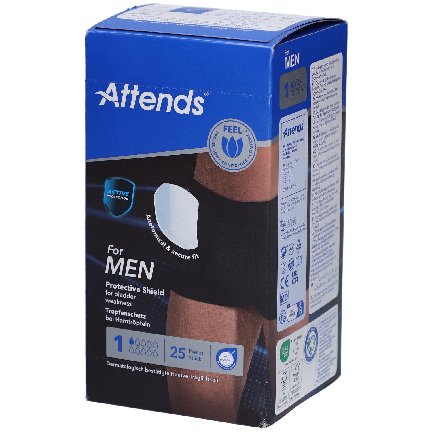 Attends® for Men Shield Niveau 1 Culottes d'Incontinence