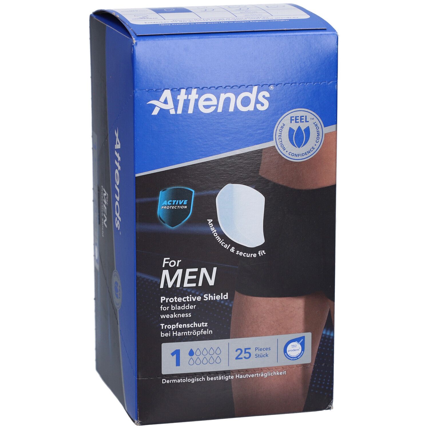 Attends® for Men Shield Niveau 1 Culottes d'Incontinence