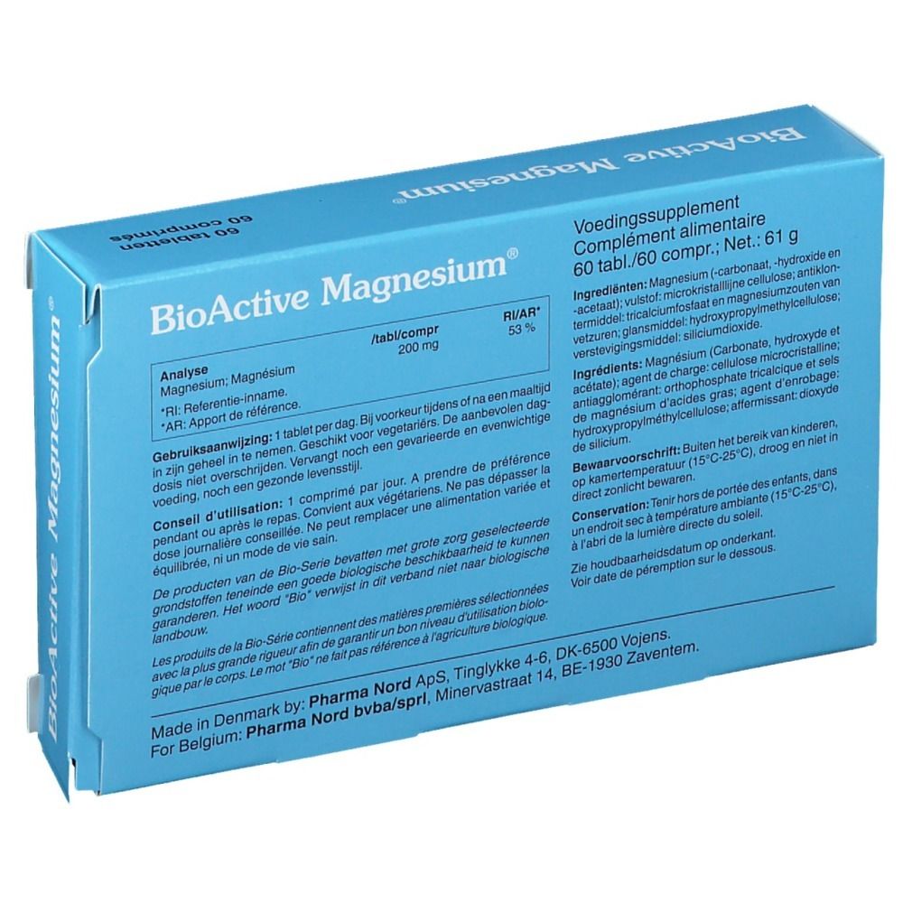 Pharma Nord BioActive Magnesium | magnésium | Énergie + Fonction musculaire