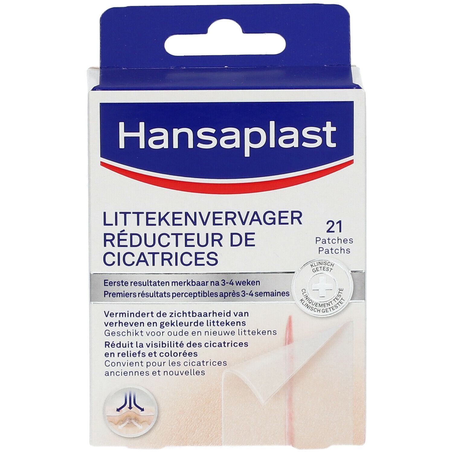 Hansaplast Med Reducteur Cicatrices 6,8x3,8cm