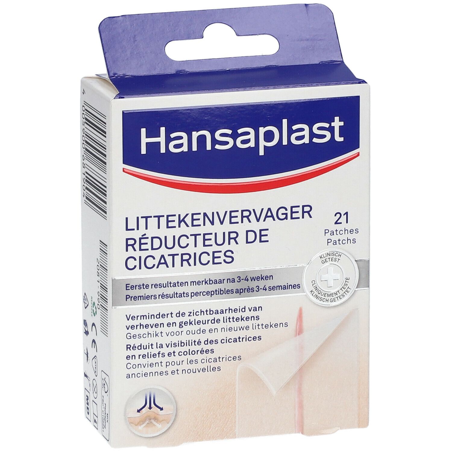 Hansaplast Med Reducteur Cicatrices 6,8x3,8cm