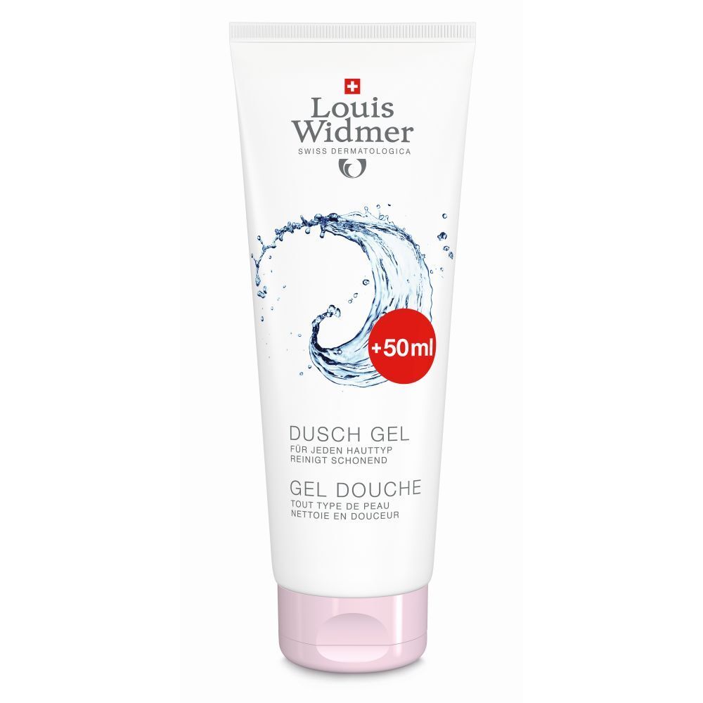 Louis Widmer Douchegel Licht Geparfumeerd + 50 ml GRATIS