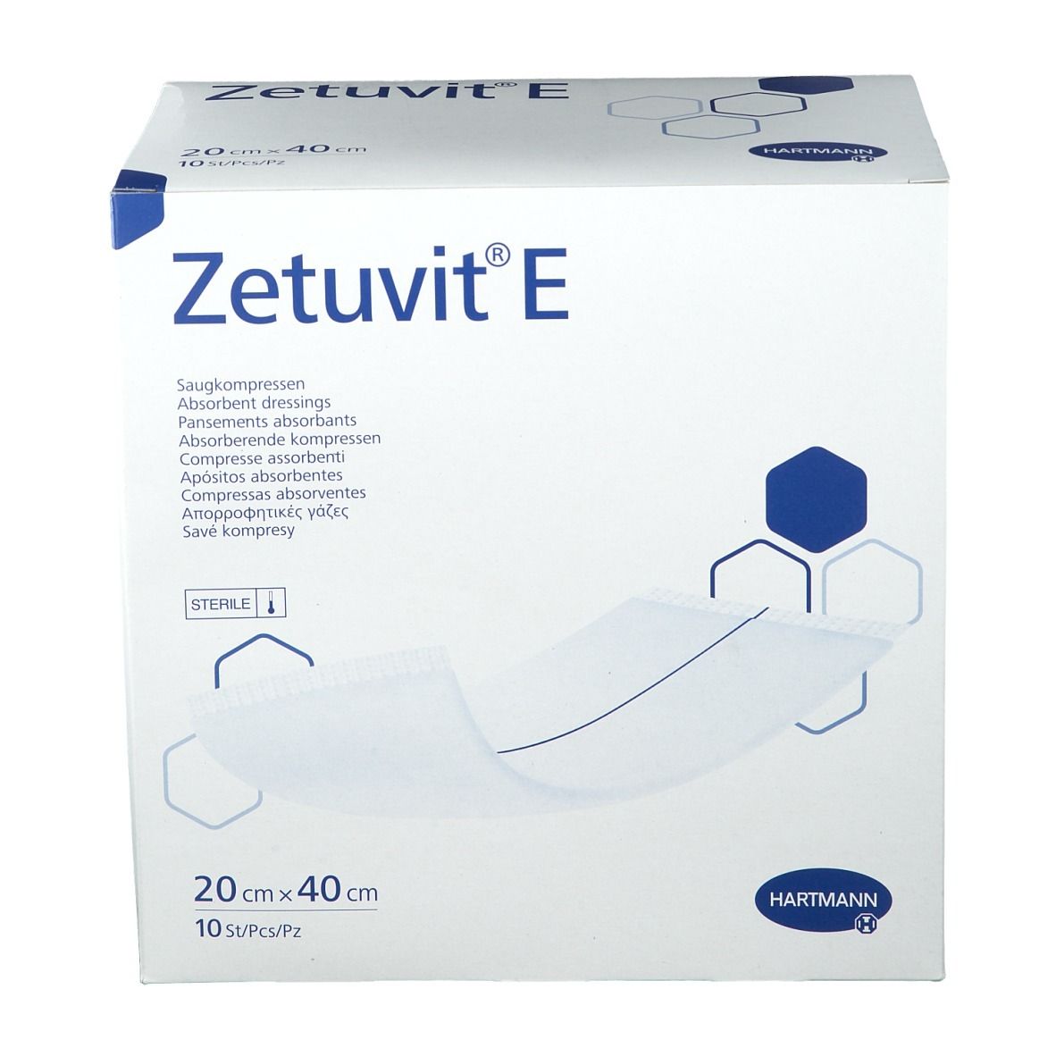 Hartmann Zetuvit E Steriel 20 x 40cm 413776