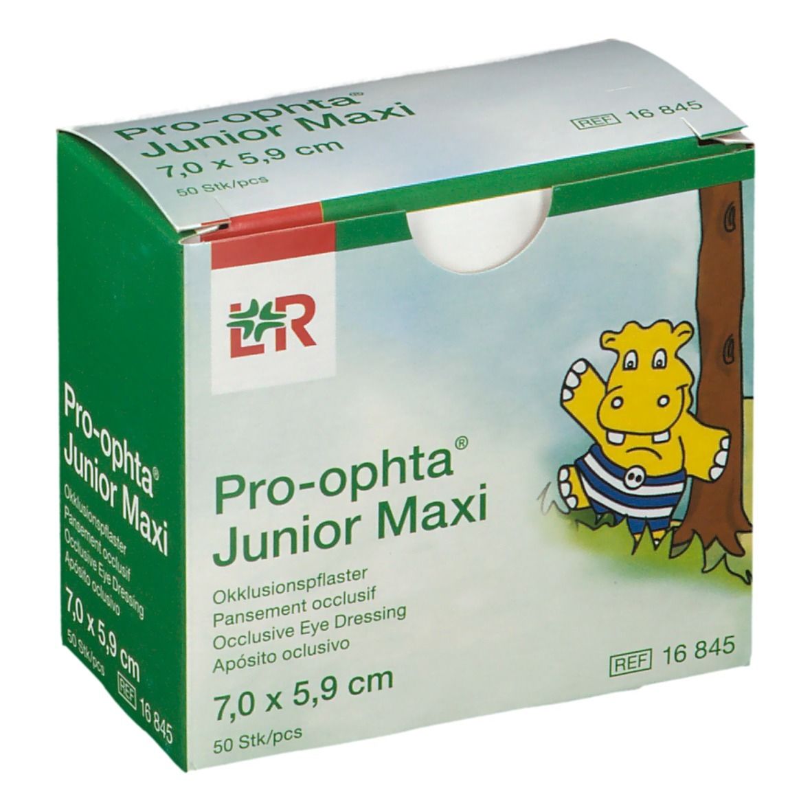 Pro - Optha Junior Maxi Pansement Occlusif 7 x 5,9Cm