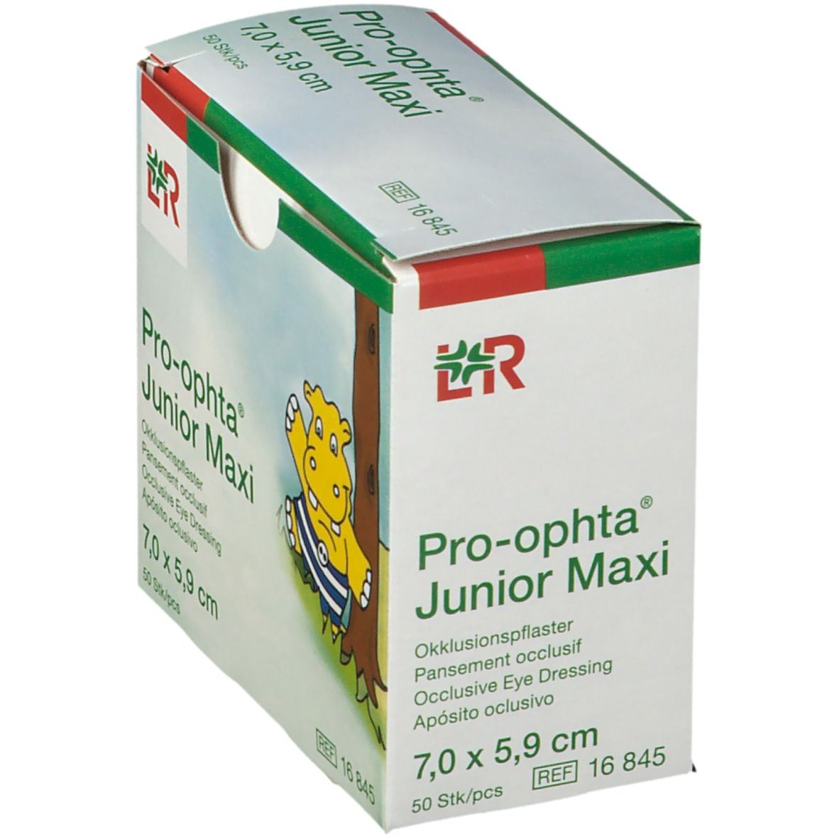 Pro - Optha Junior Maxi Pansement Occlusif 7 x 5,9Cm