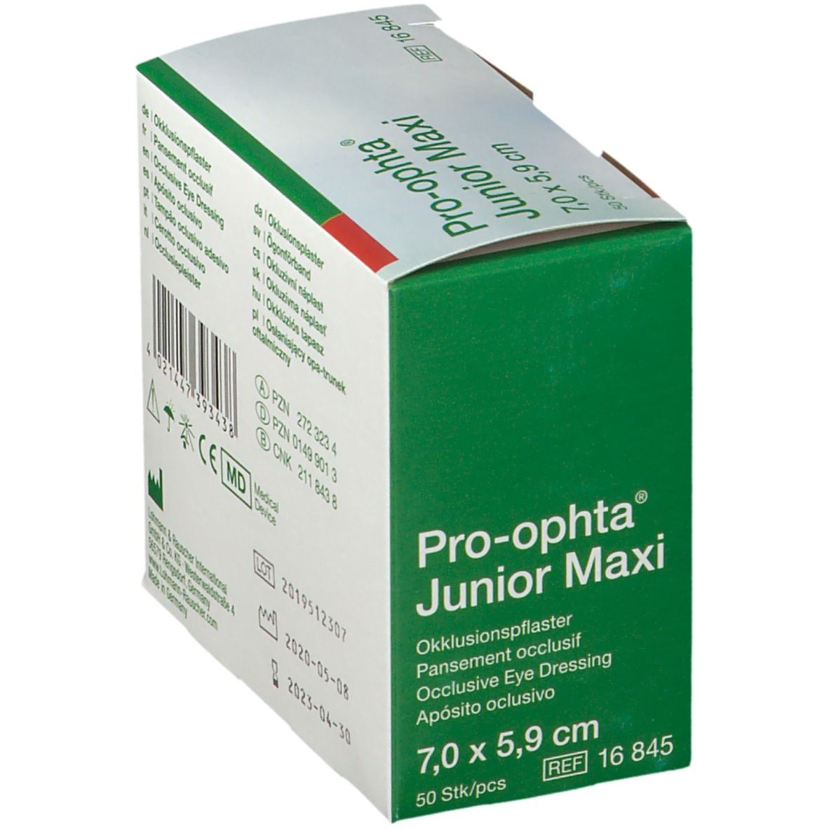 Pro - Optha Junior Maxi Pansement Occlusif 7 x 5,9Cm