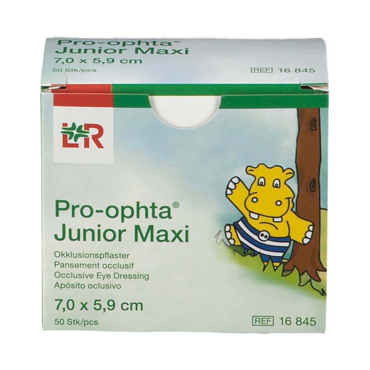 Pro - Optha Junior Maxi Pansement Occlusif 7 x 5,9Cm