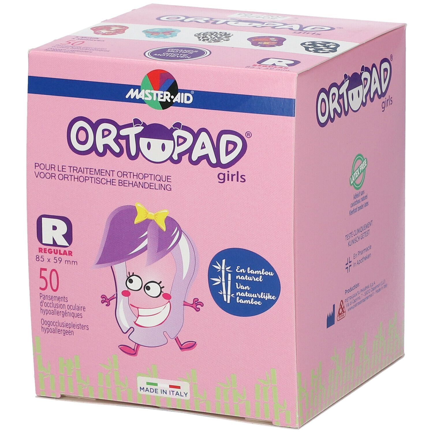 Ortopad Girls Regular Pans Oculaire 5+ Ans