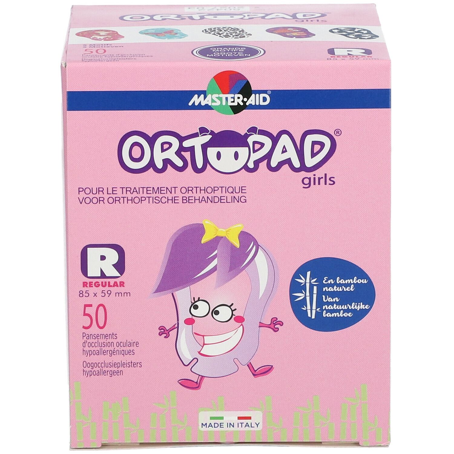 Ortopad Girls Regular Pans Oculaire 5+ Ans