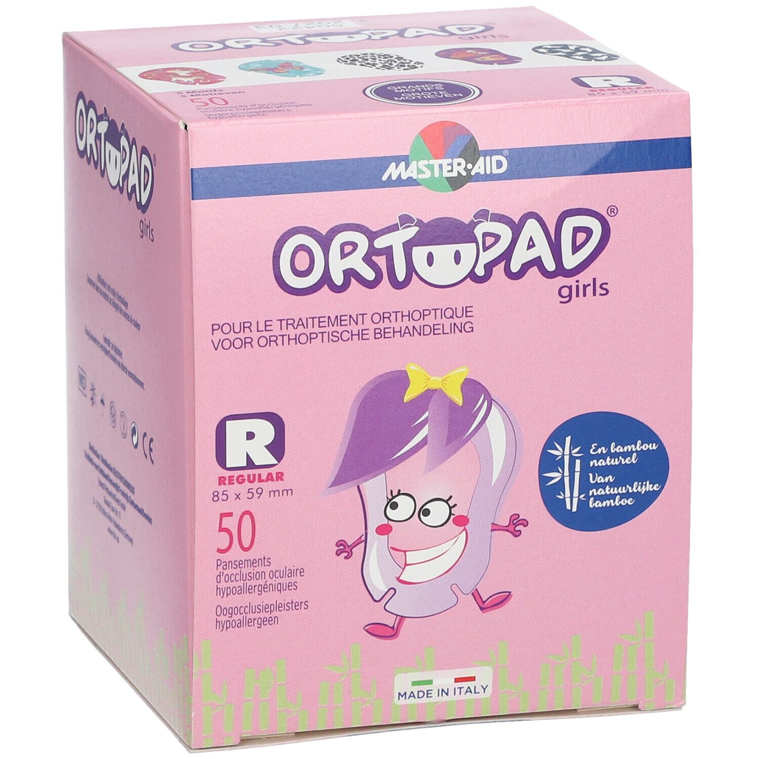 Ortopad Girls Regular Pans Oculaire 5+ Ans