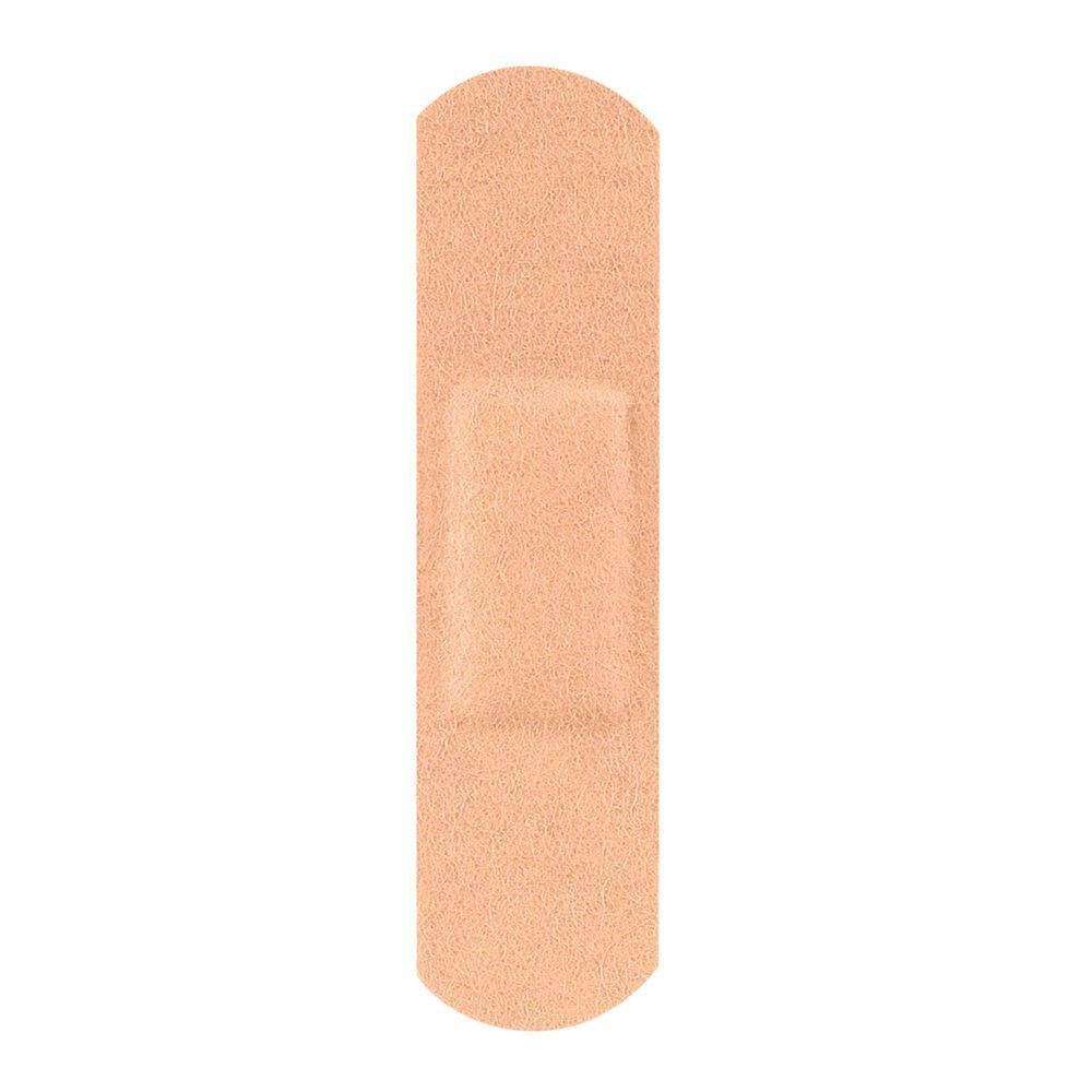 Enkele Nexcare Bloodstop pleister. Beige met centraal absorberend kussentje.