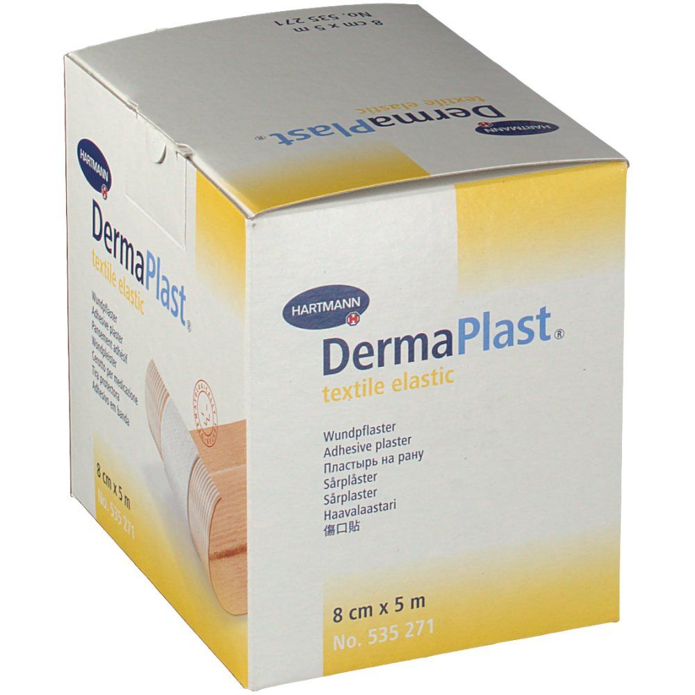 Hartmann Dermaplast Textiel Elastisch 8cm x 5m 5352711