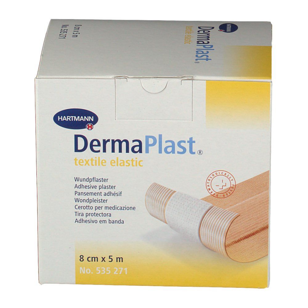 Hartmann Dermaplast Textiel Elastisch 8cm x 5m 5352711