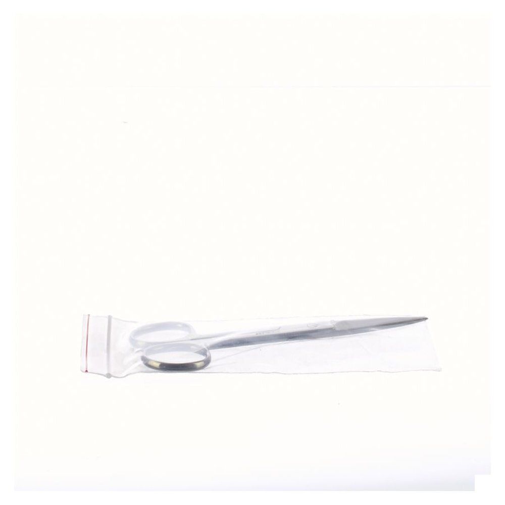 Puntige medische schaar, 14 cm, in transparante verpakking.