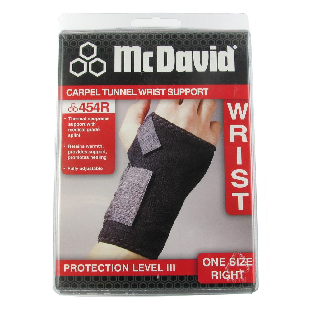 McDavid Carpel Tunnel 454 Rechter Polsbandage One Size